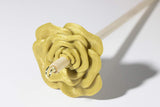 Happy Classy Rose PLA 3D Printed Drop Spindle 12" Length 1.4 oz Gold